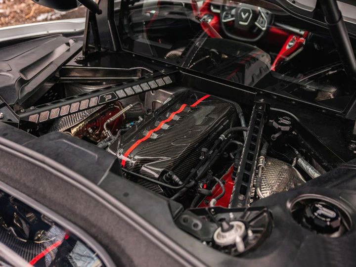 фото №16, C8 corvette stingray карбон двигатель cover eventuri