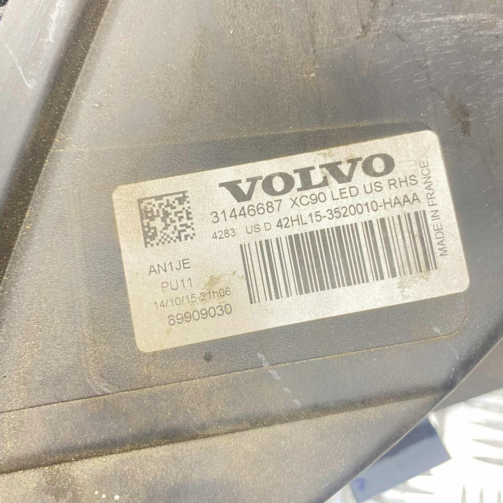 Фара правый перед full led америка xc90 2 4 модули 31446687 Оригинал