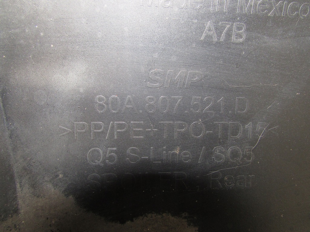 фото №13, Накладка спойлер бампера audi q5 ii