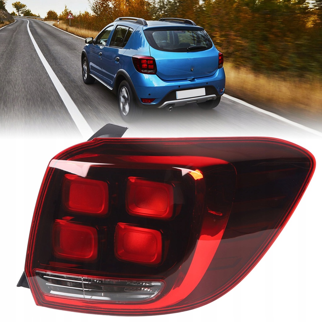 фото №12, Замена задний лампы свет заднего dla dacia sandero stepway mk2 facelift