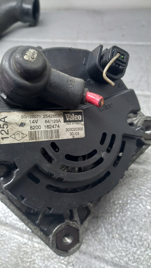 фото №4, Генератор volvo v40 01r kombi 1.9dci