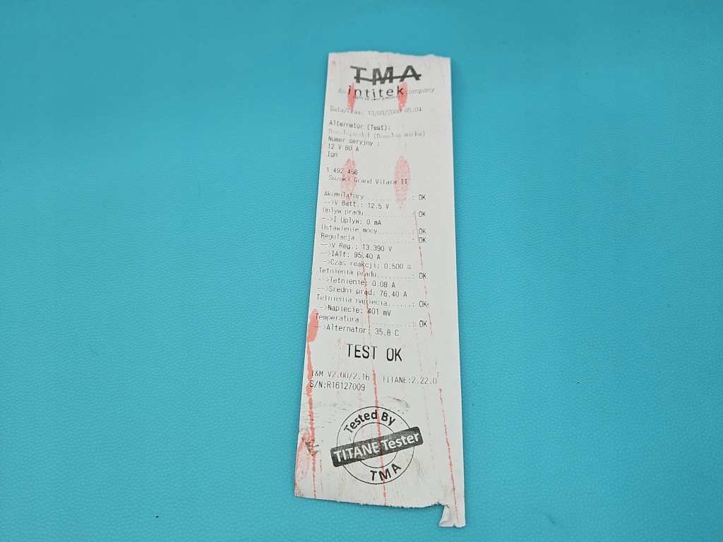 фото №7, Test генератор suzuki grand vitara ii 31400-65j1 2.0 16v j20a