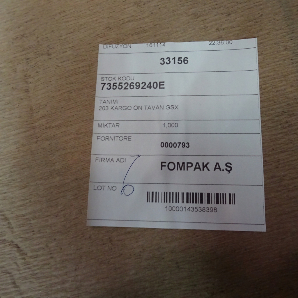 фото №4, Fiat doblo ii lift потолок