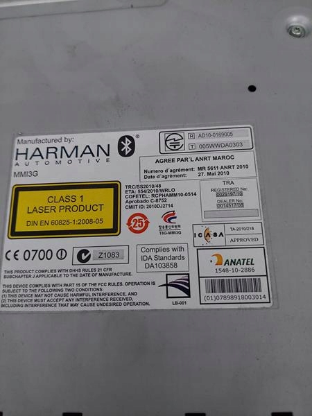 фото №5, Audi a6 c7 навигация navi mmi считыватель 4g0035670f