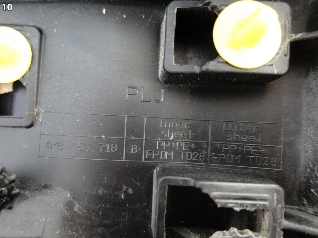 фото №11, Audi q8 sq8 4m8 s-line 18- молдинг накладка захист na крила перед права