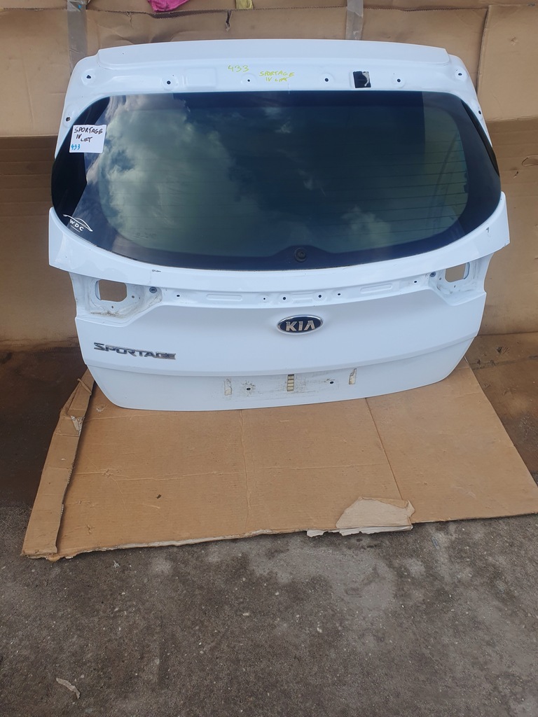 фото №3, Кришка багажника задня sportage iv скло білий
