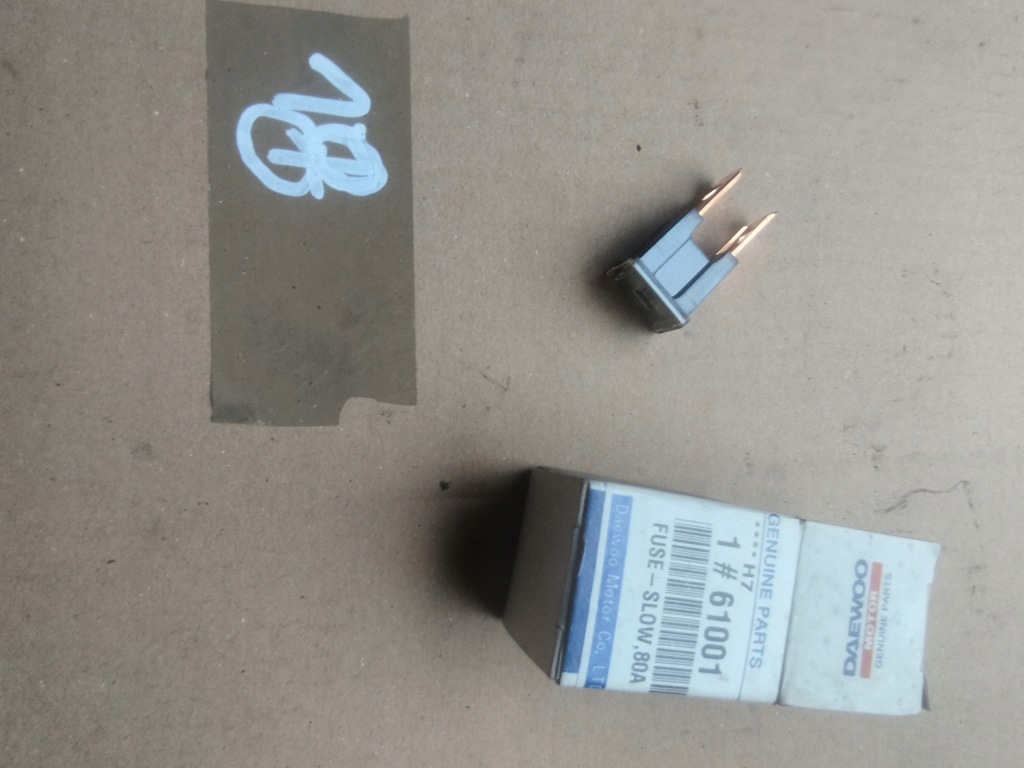 Купити Запобіжник kostkowy pal 80a з nóżkami daewoo lanos