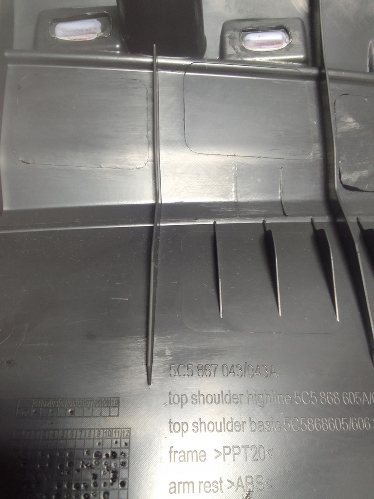 фото №13, Vw new beetle 16 - обшивка обивка левый задняя 5c5867043 usa