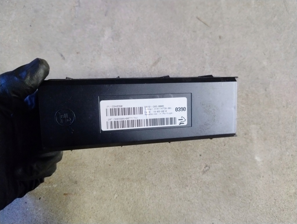фото №1, Блок керування модуль обдув opel astra iv j 13340390