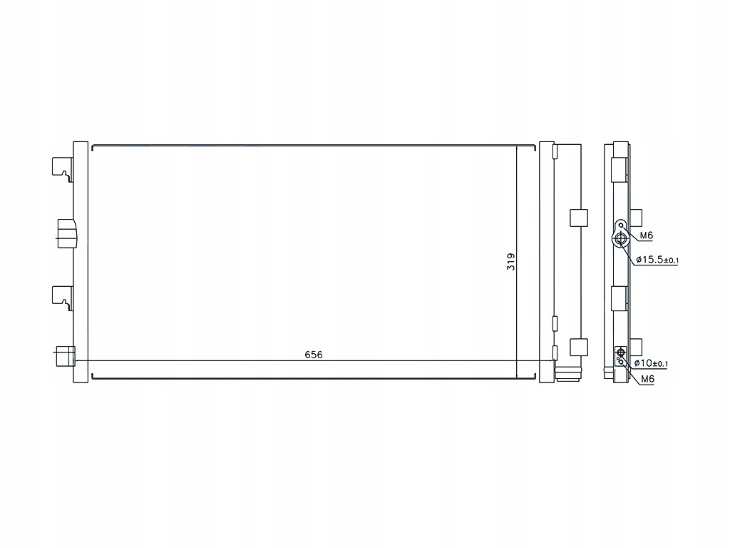 фото №2, Радіатор кондиціонера valeo 814178