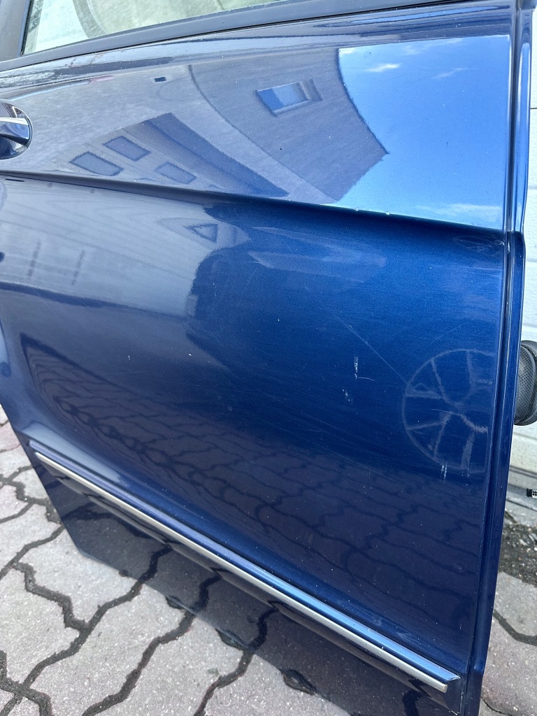 Mercedes a klasa w169 дверь правое правый задний  задние niebieskie лак 375 с Разборки