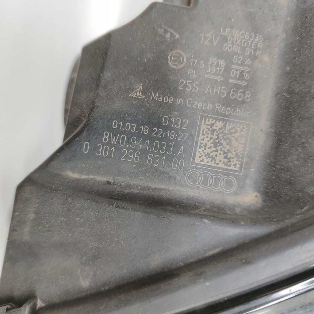 фото №7, Audi a4 s4 b9 8w 2018 левая сторона лампа передняя