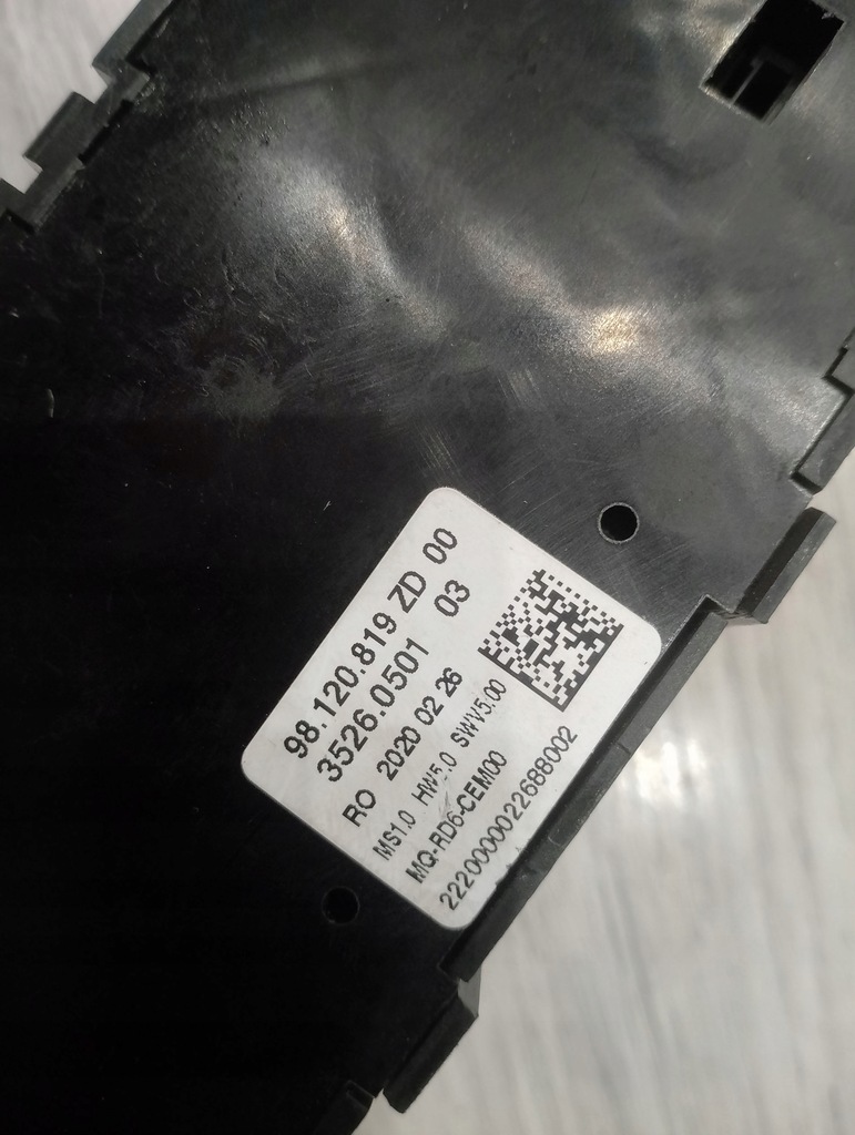 фото №4, Панель перемикач радіо expert iii 98120819zd