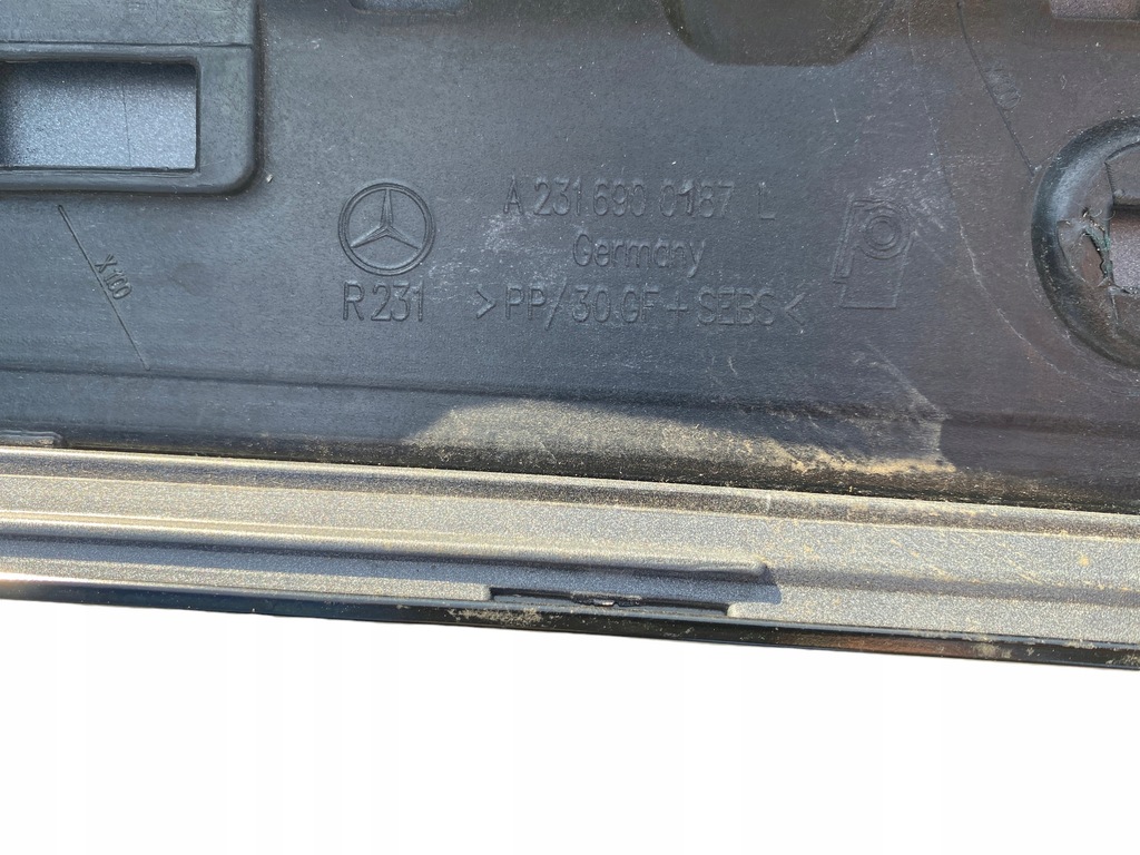 фото №7, Mercedes sl 231 r231 молдинг віконна a2316900187 l