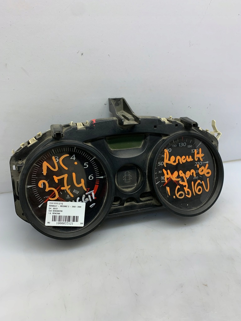 фото №1, Лічильник прилади renault megane 8200408780d