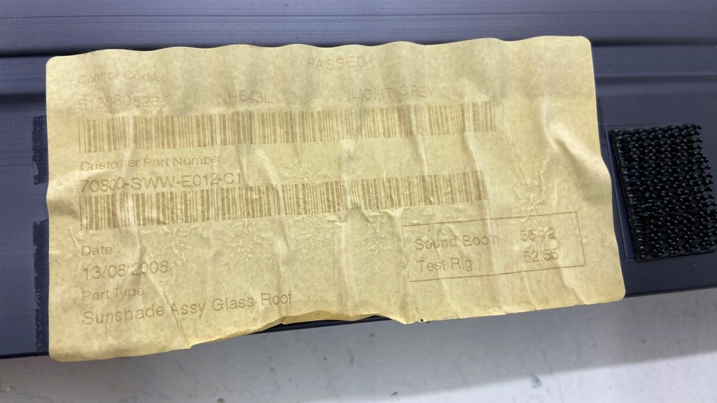 фото №13, Люк панорама шторка honda cr-v crv 3 iii 2006-2009r