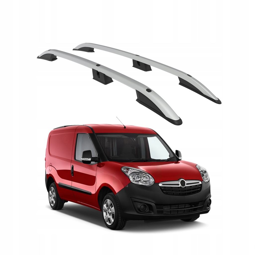 фото №1, Turtle рейлинги кровельные crown do opel combo d 2012 - 2018 lwb srebro