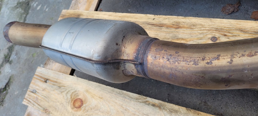 фото №12, S7 4g труба выхлопная левая сетка гаситель 4.0 tfsi ceu s6 c7 4g