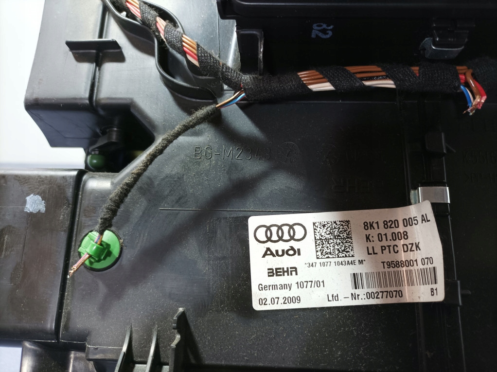 фото №6, Audi a4 b8 обігрівач повітродувка eu 8k1820005al