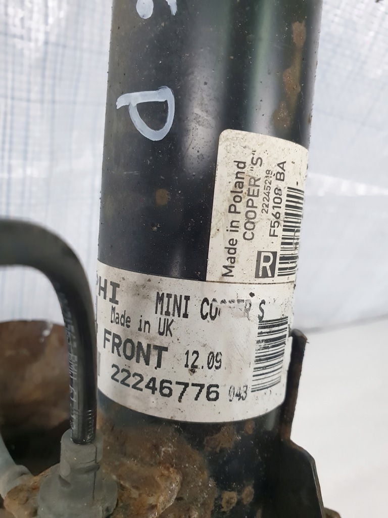фото №7, Mini cooper s r56 амортизаторна стійка поворотний кулак права