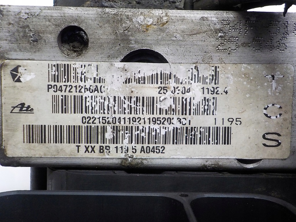 фото №8, Chrysler voyager iv 4 насос abs ebd p04721266ac
