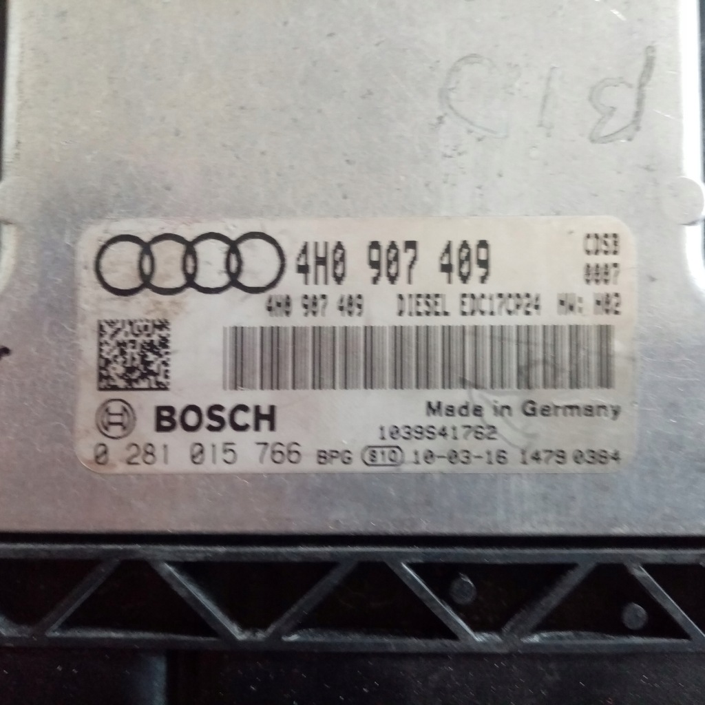 фото №1, 0281015766 4h0907409 блок управления двигателя