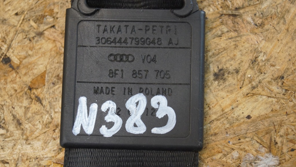 фото №8, Pas безопасности правый левый перед audi a5 8t cabrio 8f1857705