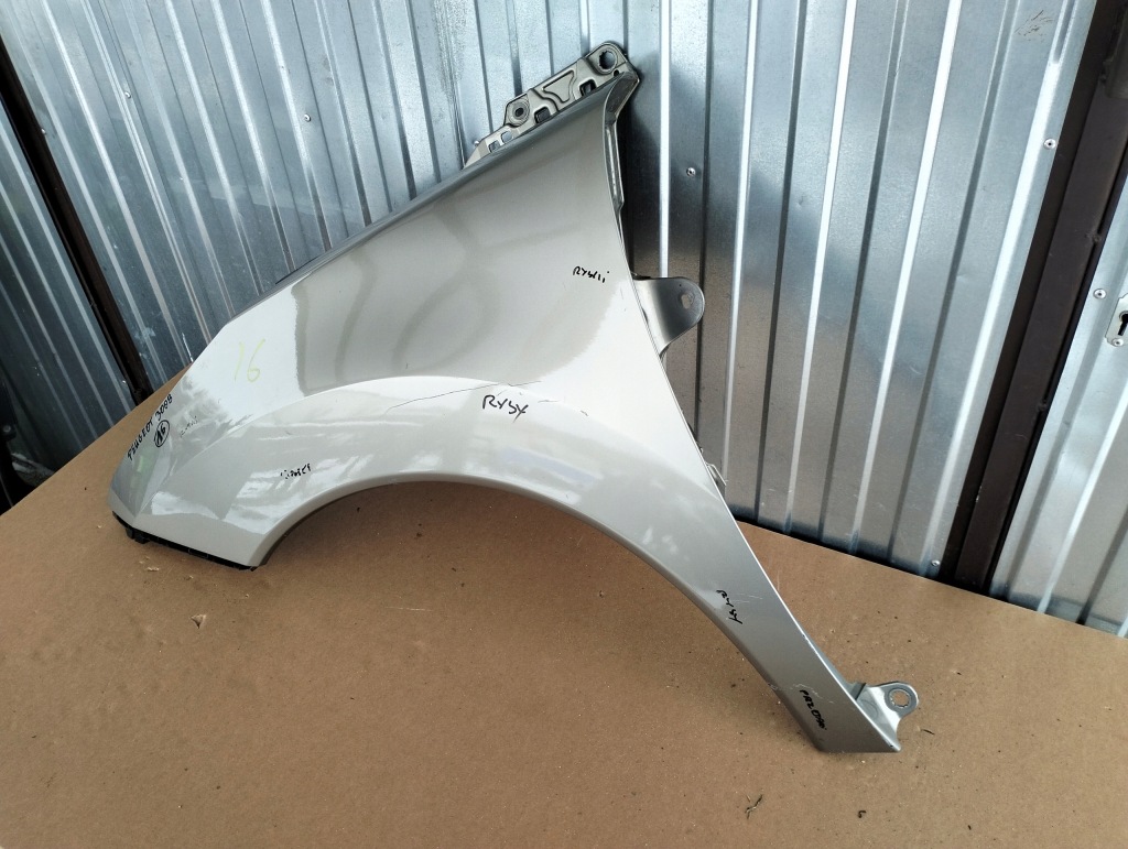 фото №9, Крыло левый перед peugeot 3008 i цвет evgc lata 09-12