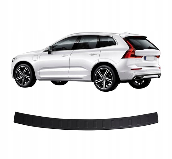 фото №6, Volvo xc60 2018 захист капот накладка спойлер na капот захист abs czarna