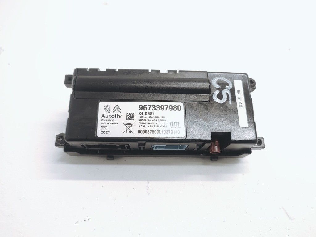 фото №1, Citroen c5 iii модуль блок керування bluetooth 9673397980