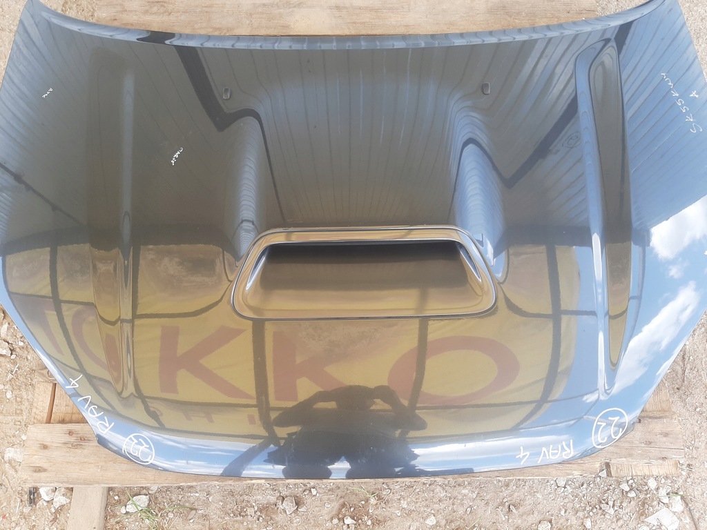 фото №7, Капот toyota rav4 ii lift lata 2003-2005 цвет 1e0 оригинал лак