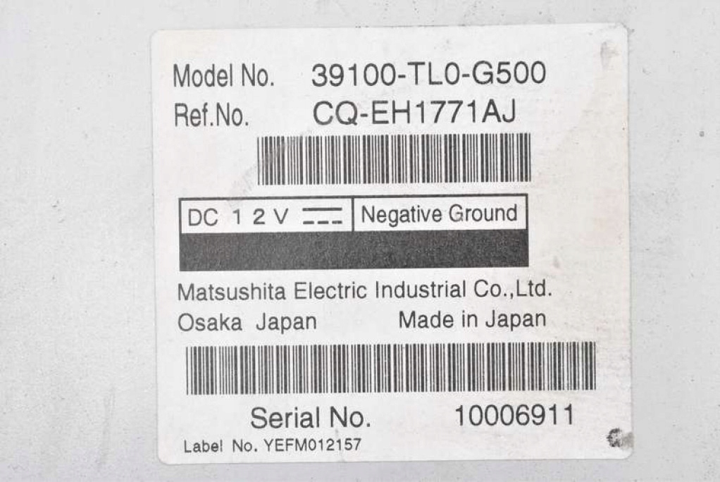 фото №7, Чейнджер дисков cd 39100-tl0-g500 honda accord 8 viii 07-11