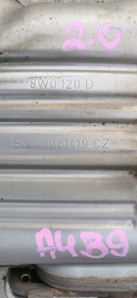 фото №8, Audi a4 b9 выхлоп гаситель kat 8w0253411q 8w0253611d 4g0131703ae kombi avant