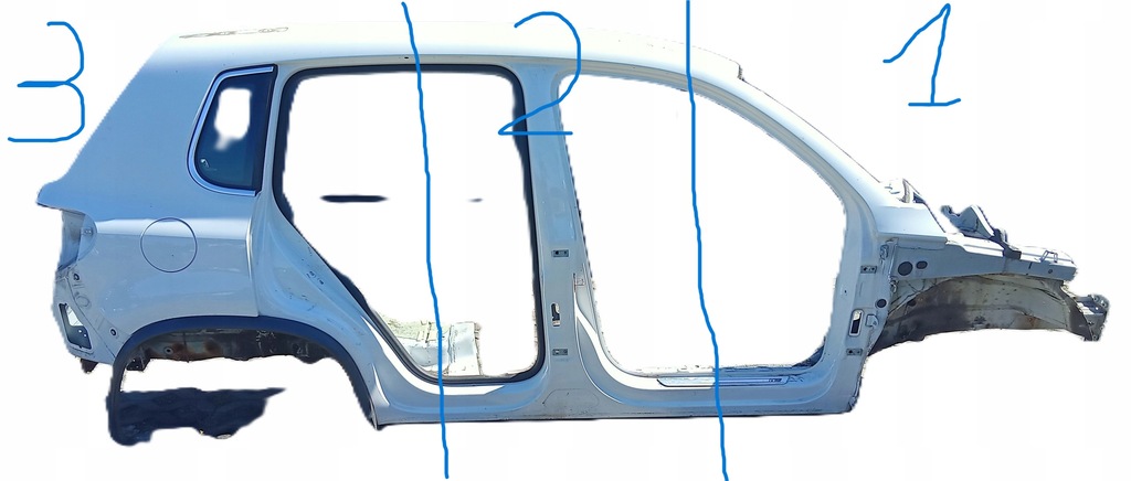 фото №2, Чверть ліва права задня перед vw tiguan fl r-line lb9a