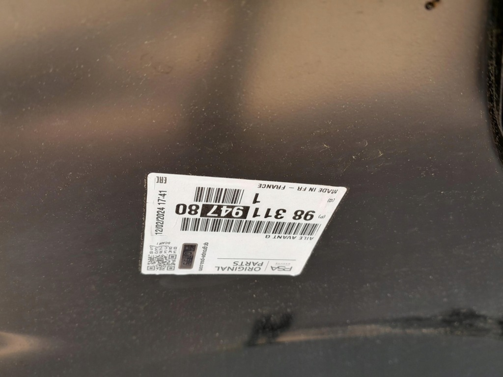 фото №9, Citroen c4 iii 20- крыло перед передний левый oryg