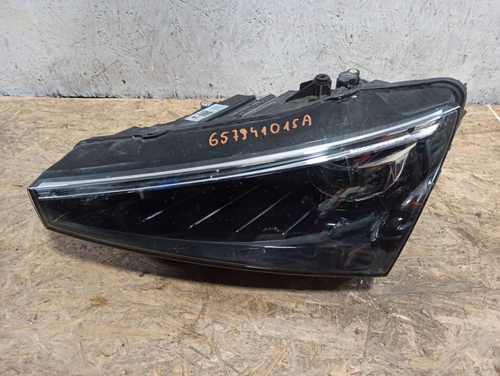 фото №1, Лампа ліва перед full led skoda scala 657941015a