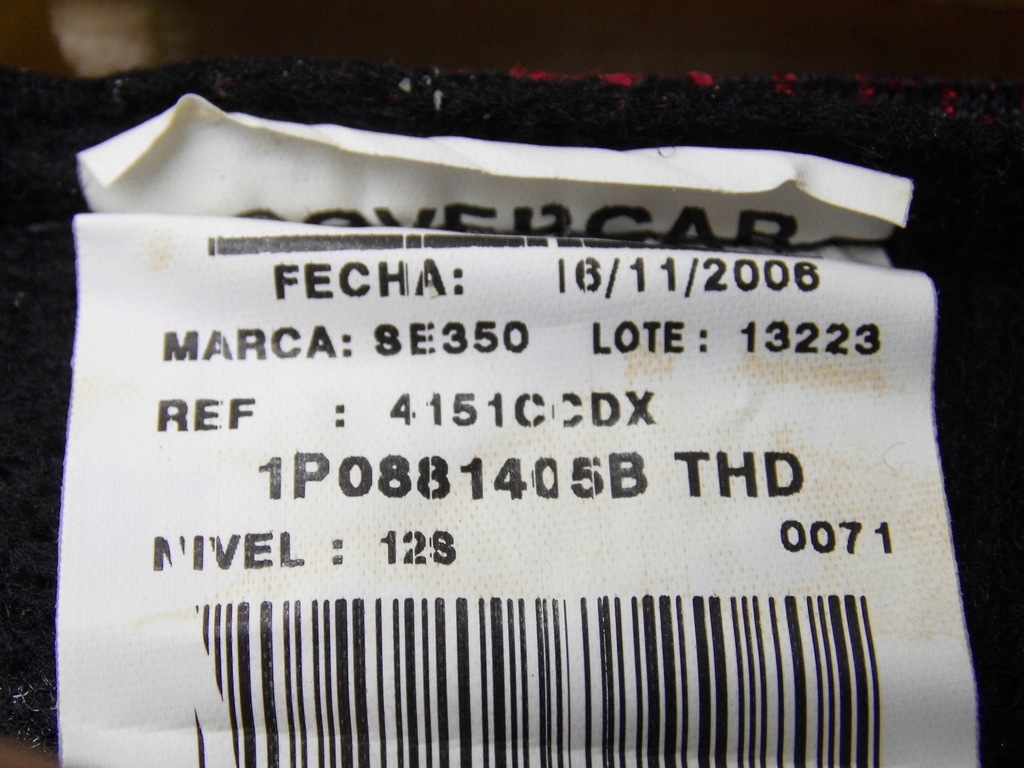 фото №10, Обивка сиденье сиденье водителя 1p0881405b seat leon ii левая