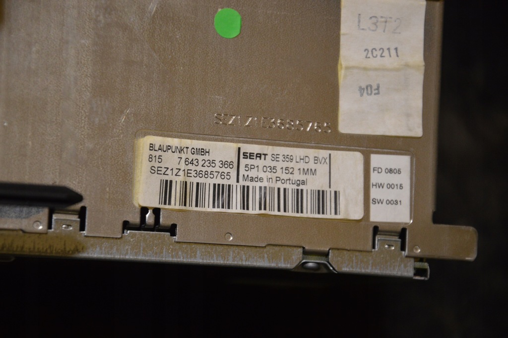 фото №2, Seat toledo iii радио cd 5p1035152