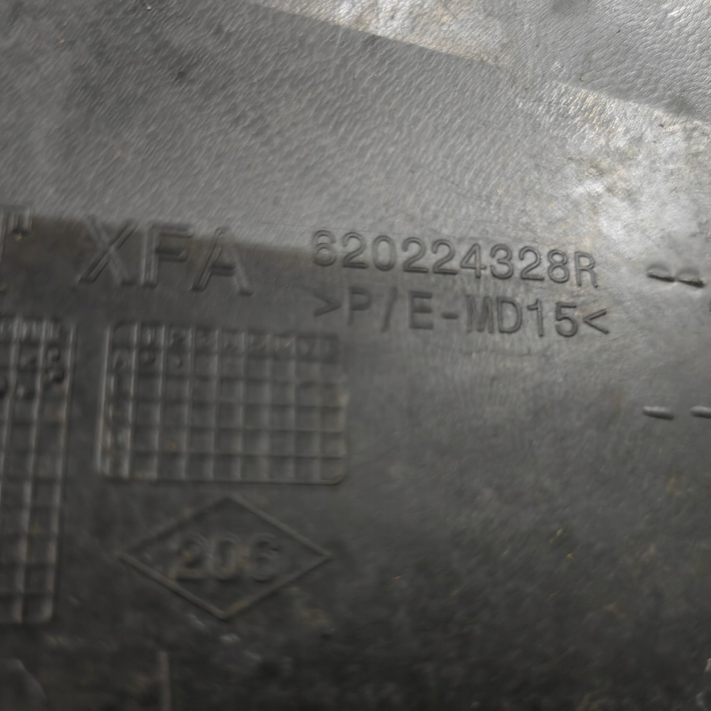 фото №12, Бампер передний решётка радиатора renault scenic iv