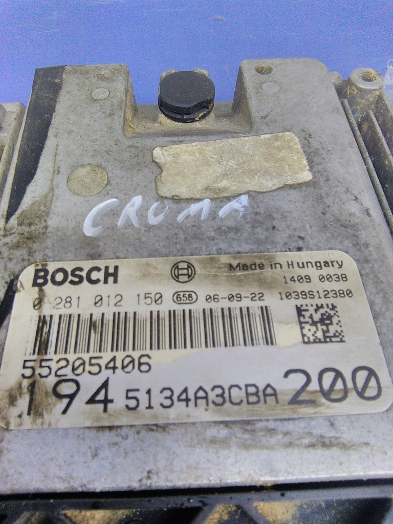 фото №5, Fiat croma ii 1.9 jtd блок керування двигуна 0281012150