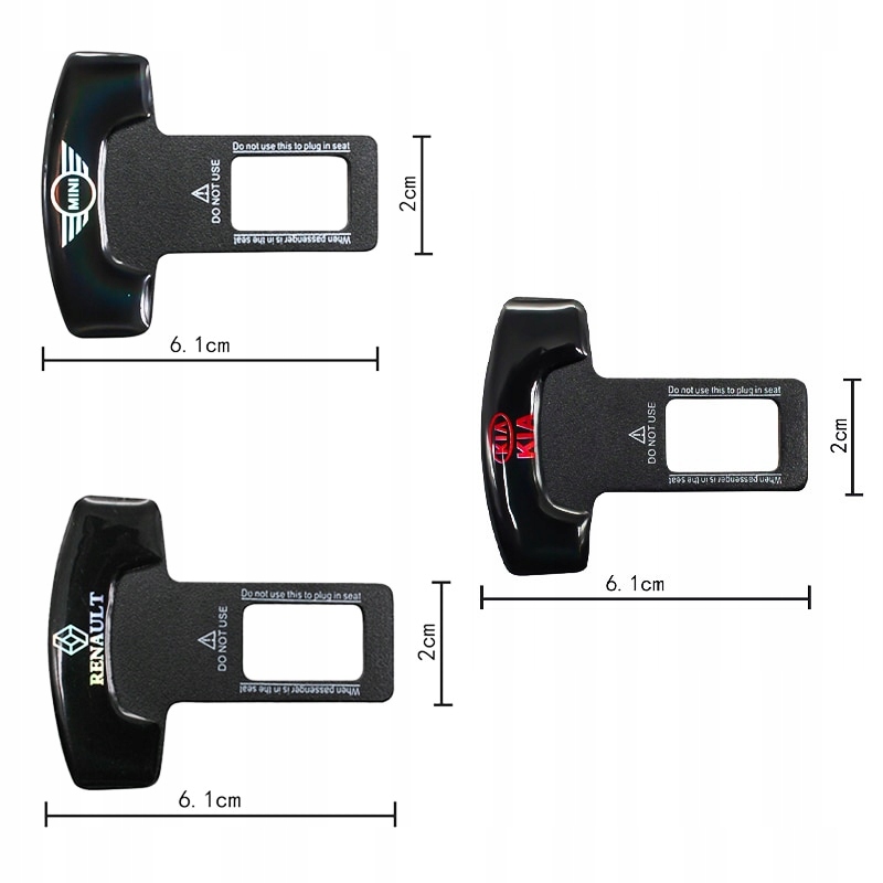 фото №6, Заглушка штекер ременів безпеки nissan 2szt