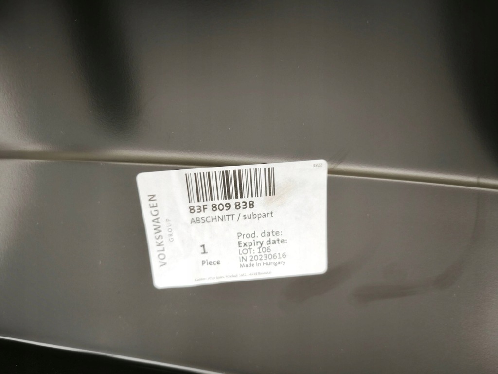 фото №7, Крила задня задній правий audi q3 83f sportback новий 83f809838