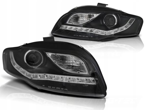 Купити Ліхтарі  audi a4 b7 11.04-03.08 daylight led ind. blk