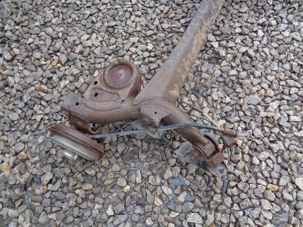 фото №11, Балка задняя подвеска oś задняя тяга тормозные барабаны fiat 500 07-