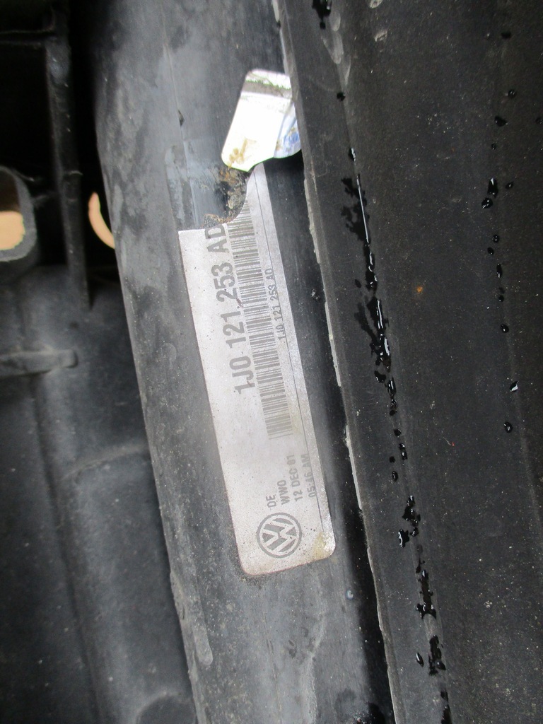 фото №8, Pas передний радиатор audi tt 8n 1.8t turbo