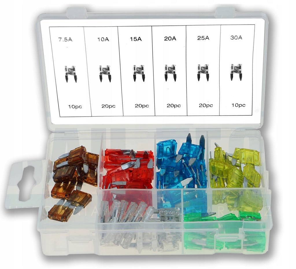 фото №5, Набір запобіжників mini niski профіль 100 szt