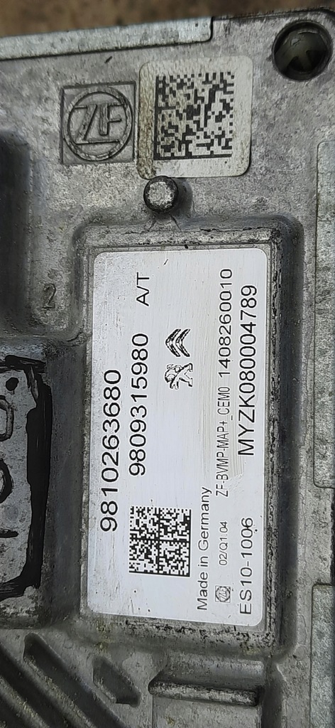 фото №6, Блок управления коробки передач 1.2 c4 cactus 9810263680