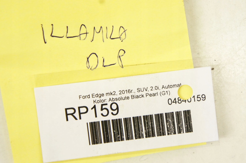 фото №6, Rp159 ford edge mk2 ручка двері лівий перед absolute black перламутр g1