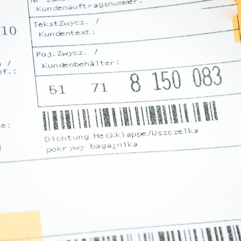 Bmw 7 e38 прокладка крышки багажника 51718150083 8150083 oem с Разборки