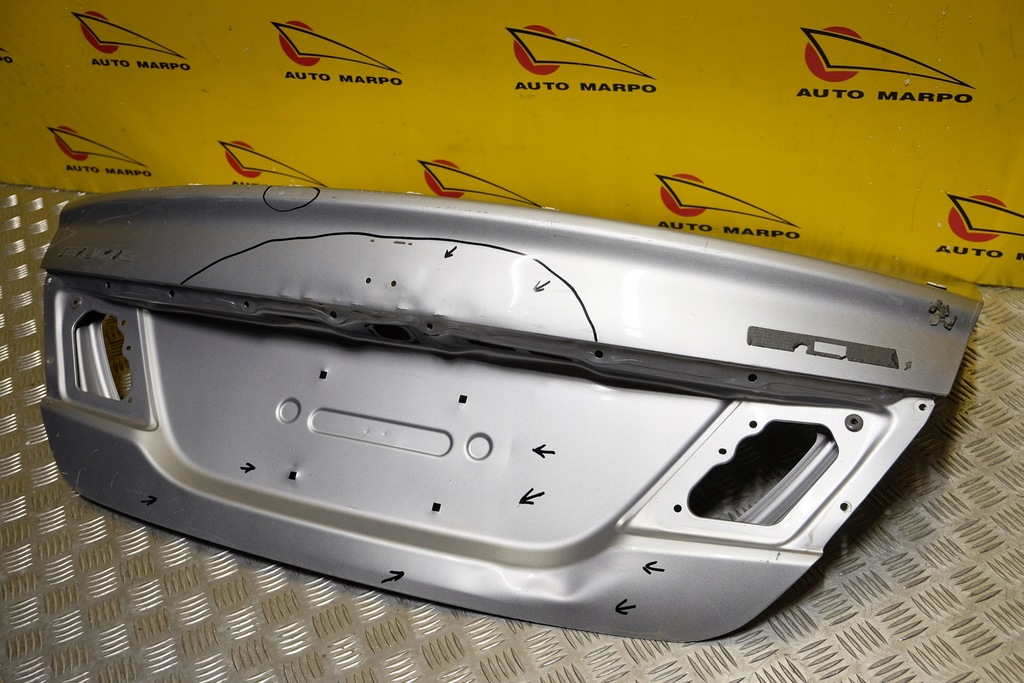 фото №9, Honda civic sedan 2013- крышка багажника задняя багажника usa